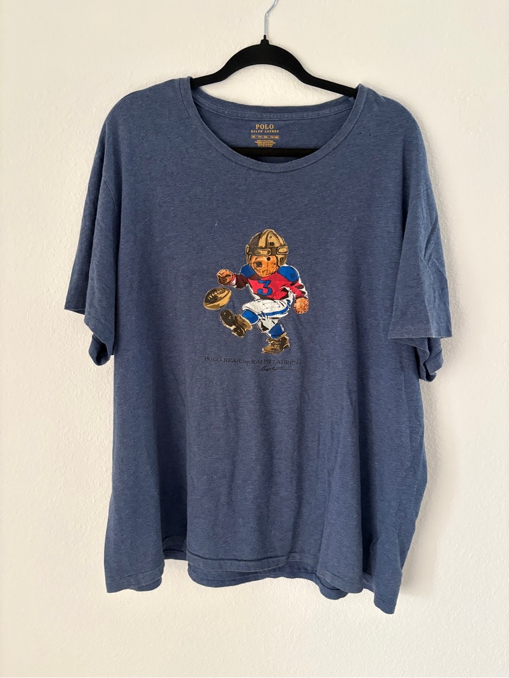 Polo by Ralph Lauren Graphic Football Bear Tee